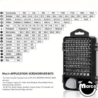 115 Piece Screwdriver Set Screwdriver Bit Sets DIY Repair Tools Kit