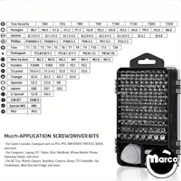 115 Piece Screwdriver Bit Set DIY Repair