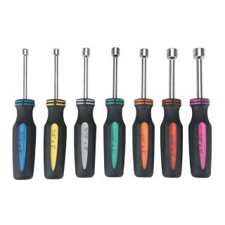 Nutdrivers 7 piece set SAE hollow shaft