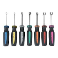 Nutdrivers 7 piece set SAE hollow shaft