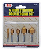 Drill bit set - countersink 5 piece