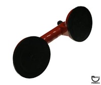 Suction cup glass handler tool - dual