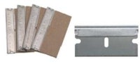 Razor blade scraper with 5 blades