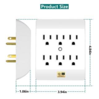 6-Outlet Power Tap