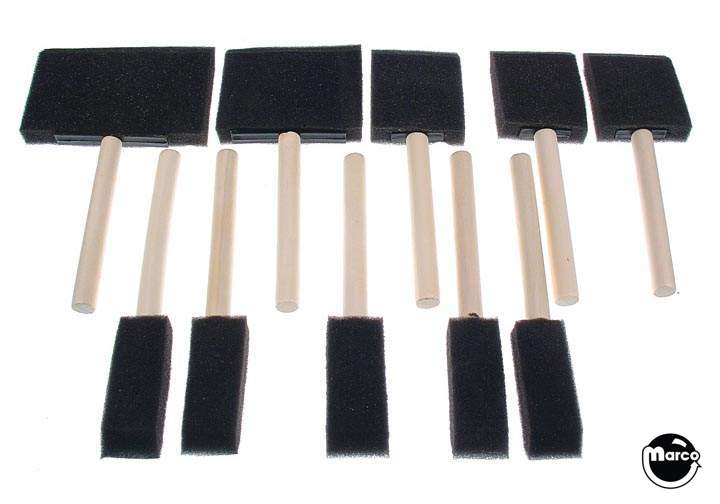 Brush set - 10 piece foam