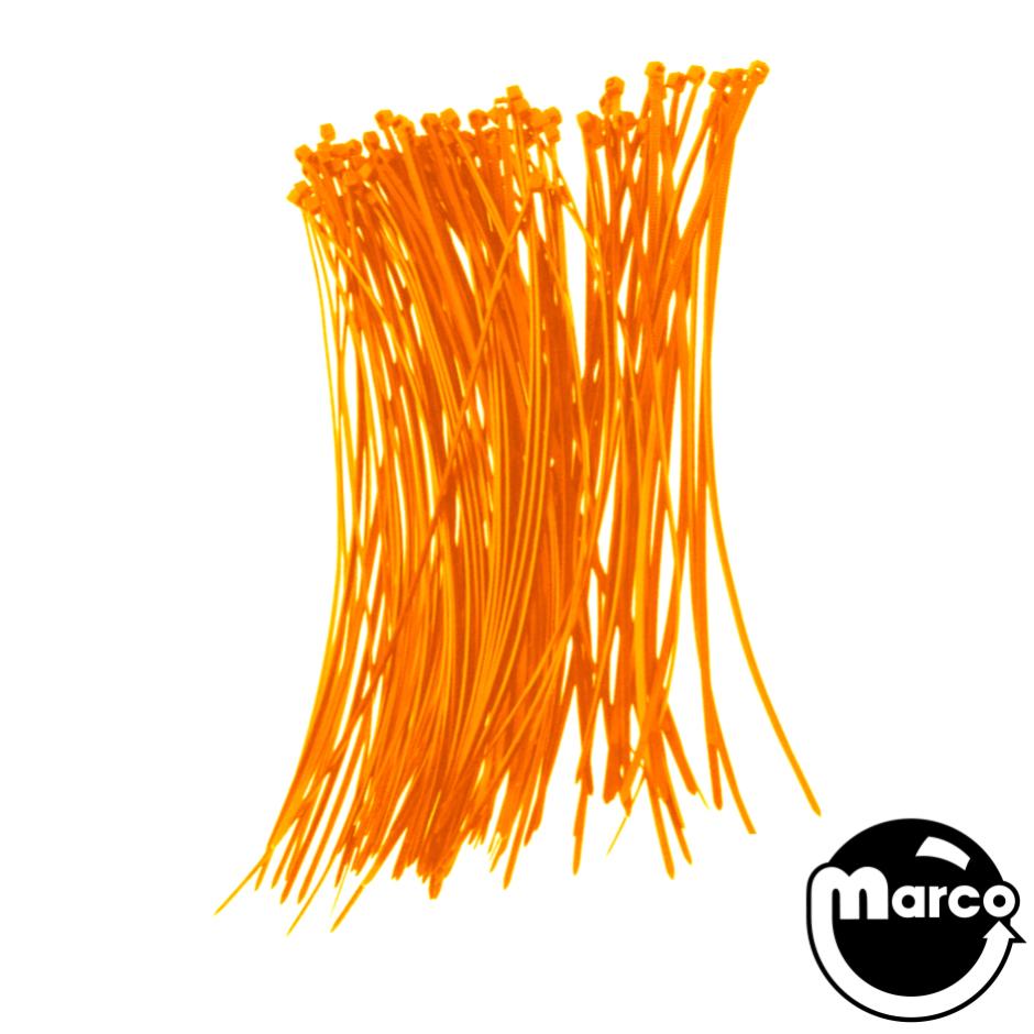 Cable tie 4 inch - 100 pack orange