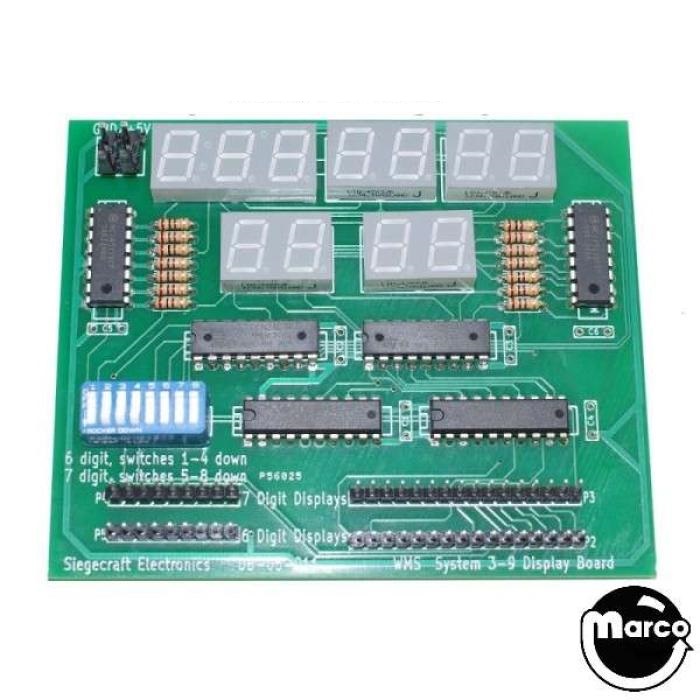 Test Fixture Williams display System 3-9 USE 77-DB05-022