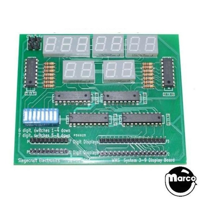 Test Fixture Williams display System 3-9 USE 77-DB05-022