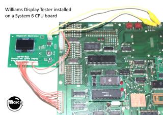Test Fixture Williams System 3-7 display