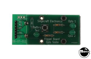 Test Fixture Williams WPC flipper opto board