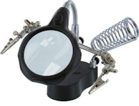 Helping Hand Magnifier with LED jig