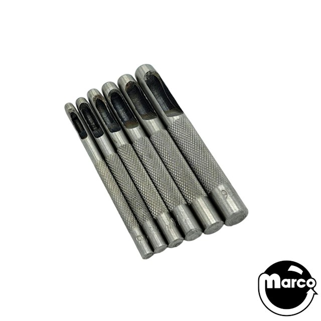 Hollow punch set - 6 piece