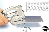 Hole punch tool kit - heavy duty 17 piece