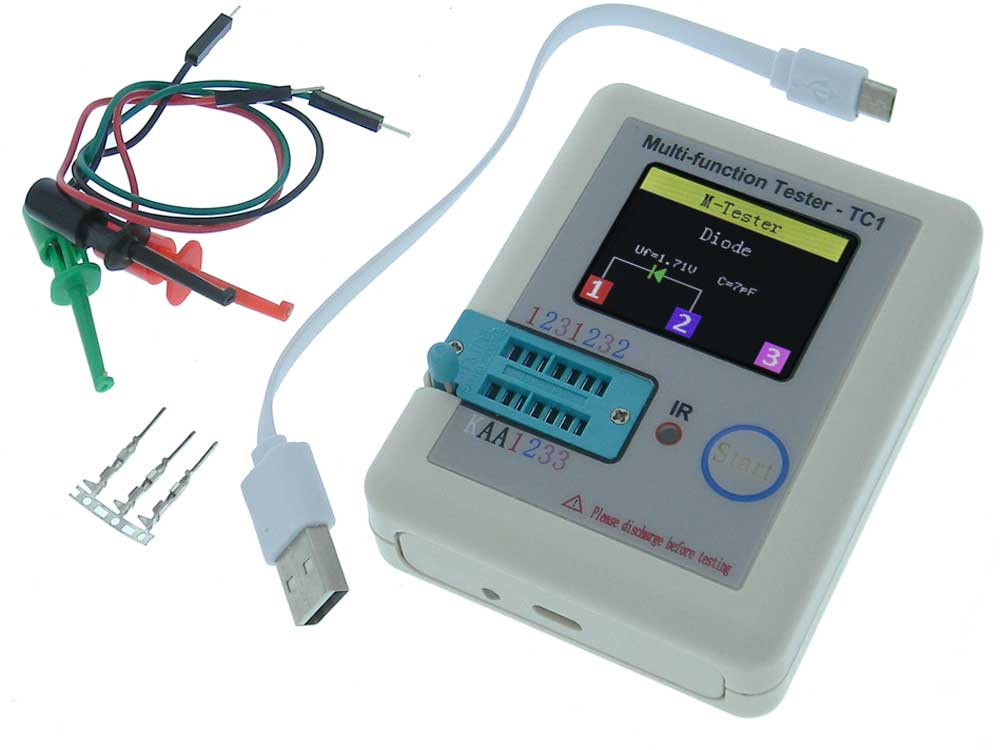 Discrete component and IR tester