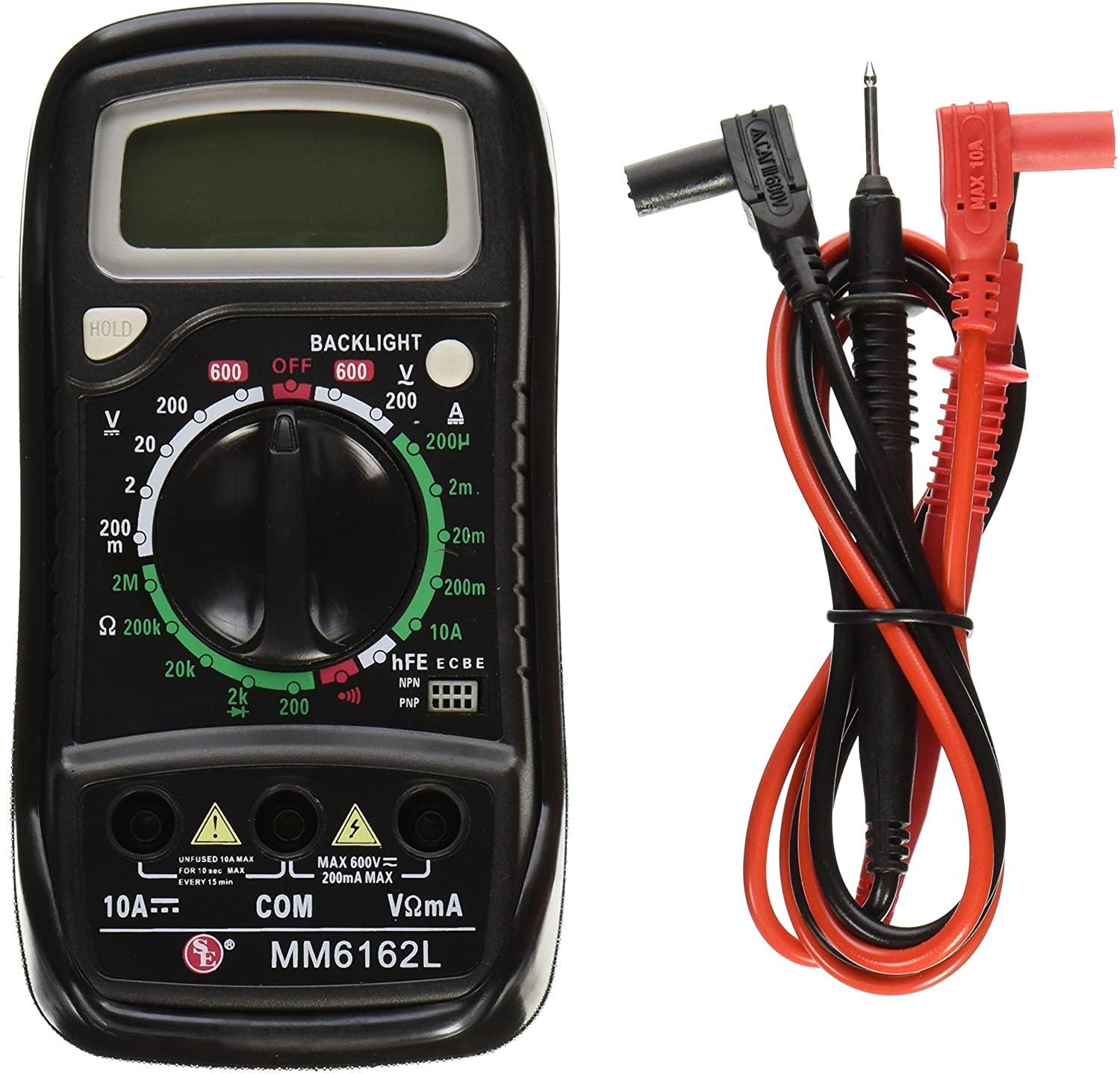 Multimeter - with backlight