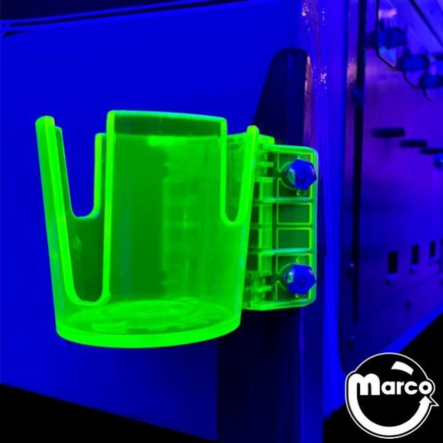 Pin-Buddy™ Cup Holder 45° - Neon Green Transluscent