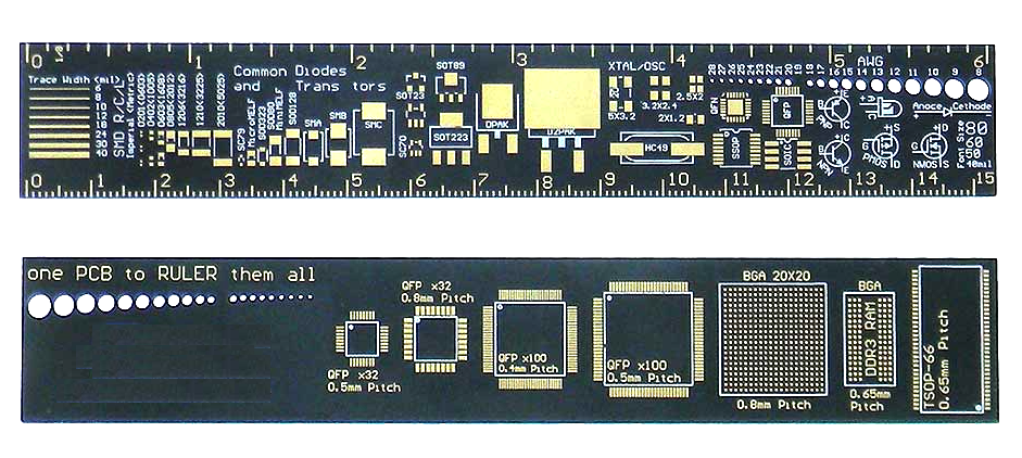 Ruler - 6" printed circuit board