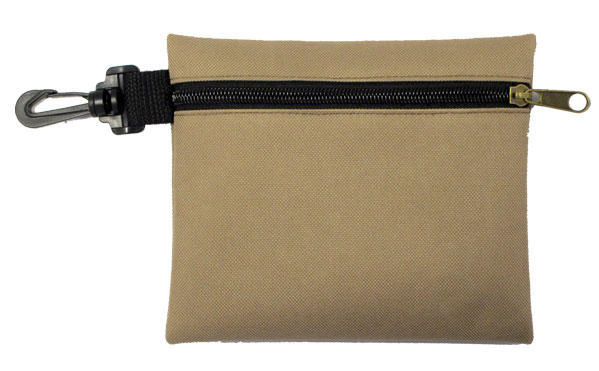 Storage pouch with zipper 5 x 6 inches