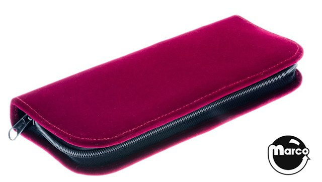 Storage pouch with zipper 3-3/4 x 8-1/2 inches