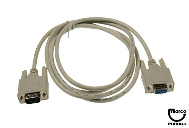 Serial cable 6 inch male-female