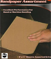 Sandpaper assortment pack 15 pc.