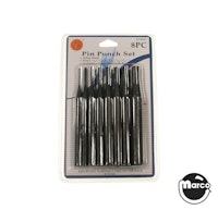Pin punch set - 8 piece
