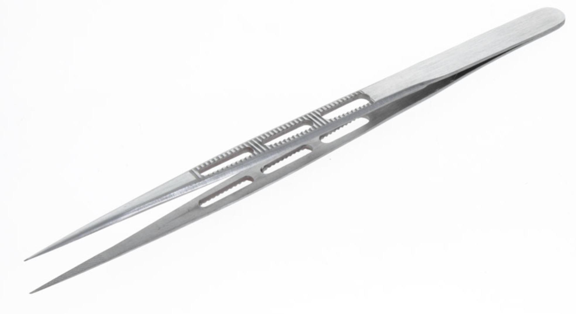6" Fine Point Serrated Tip Tweezer