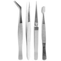 4 Piece Precision Tweezer Set
