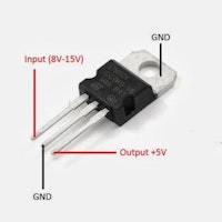 Voltage regulator 7805T +5V Regulator (LM340T5)