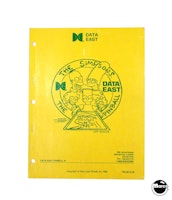 SIMPSONS (Data East) Manual & Schematic