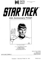 STAR TREK 25th (DE) Manual Original