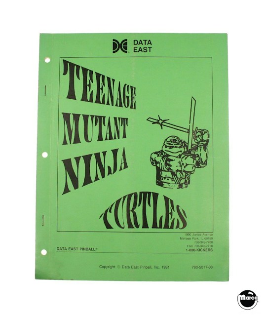 TEENAGE TURTLES (Data East) Manual