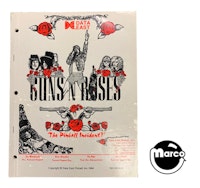 GUNS N ROSES (Data East) Manual