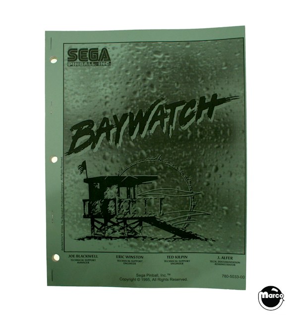 BAYWATCH (Sega) Manual & schematic