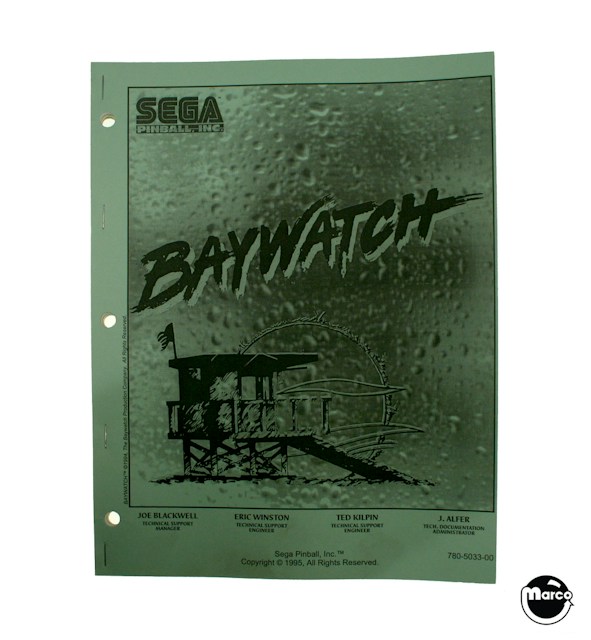 BAYWATCH (Sega) Manual & schematic