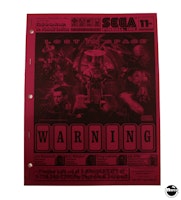 LOST IN SPACE (Sega) Manual