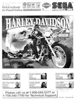 HARLEY DAVIDSON (Sega) Manual - Original
