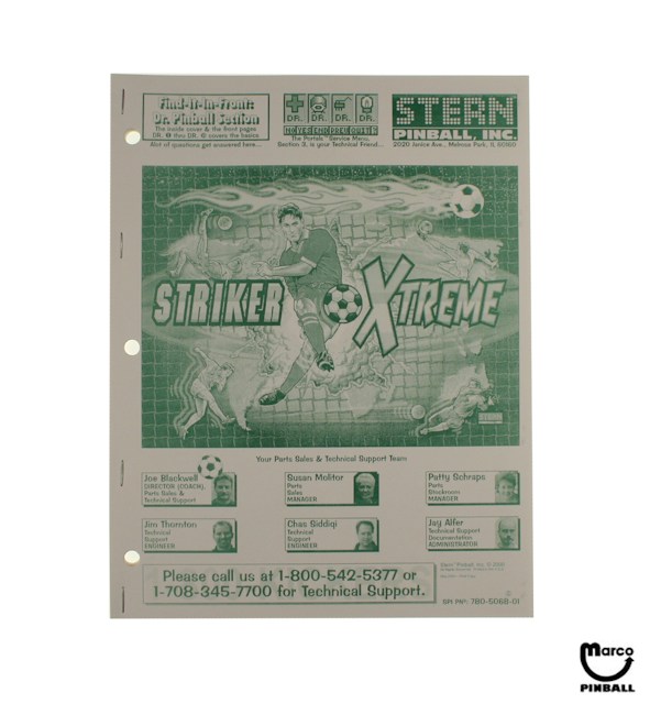 STRIKER XTREME (Stern) Manual