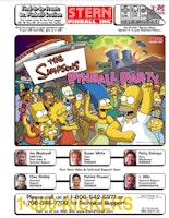 SIMPSONS PINBALL PARTY (Stern) Manual & Schematic