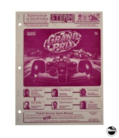 GRAND PRIX (Stern) Manual