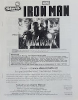 IRON MAN (Stern) Manual