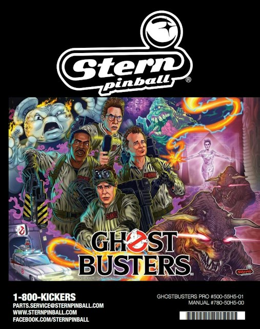 GHOSTBUSTERS PRO (Stern) Manual