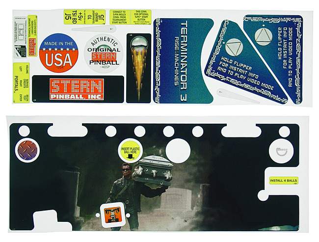 TERMINATOR 3 (Stern) Decal Set