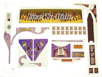 HARLEY DAVIDSON 3rd (Stern) Decal Set
