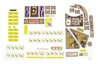 WORLD POKER TOUR (Stern) Decal Set
