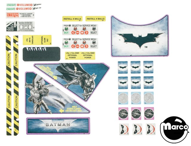 BATMAN (Stern) Decal set