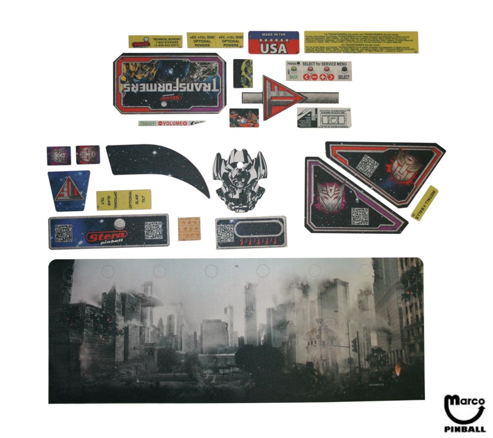 TRANSFORMERS LE (Stern) Decal set