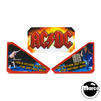 AC/DC PRO (Stern) AC/DC PRO/PRE/LE (Stern) 3pc Apron Decal S