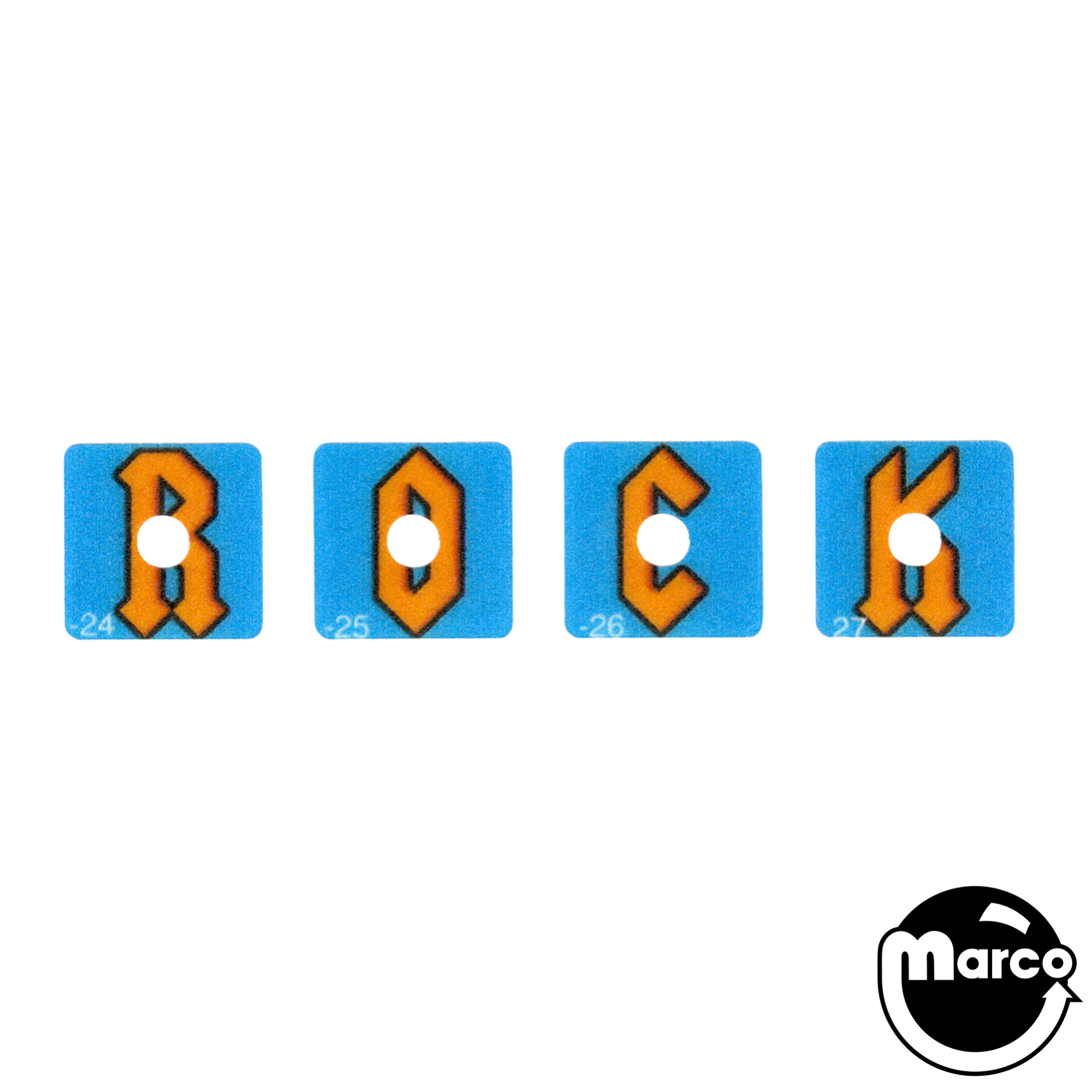 AC/DC PRO/PRE/LE (Stern) 4pc Rock Target Decals