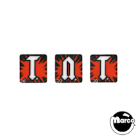 AC/DC PREM / LE (Stern) 3pc TNT Target Decal Set